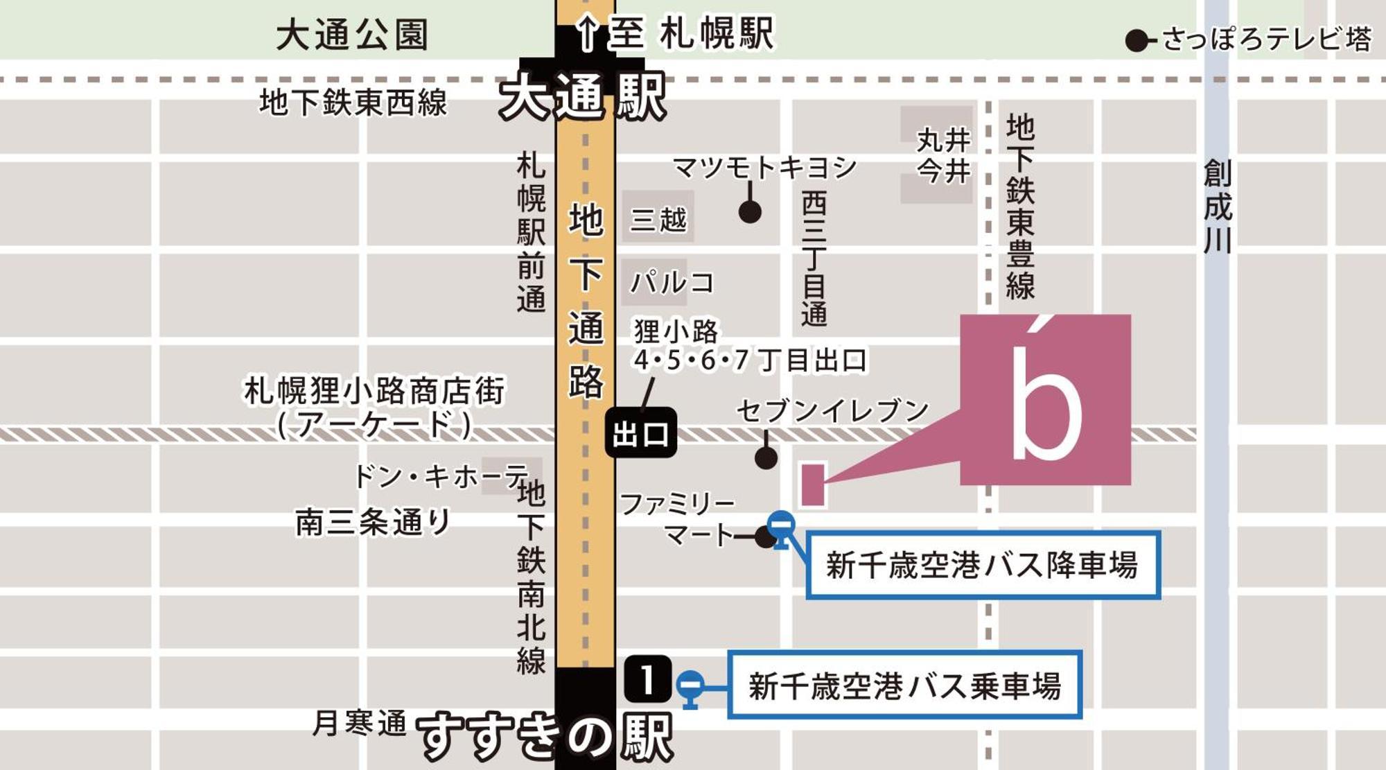 The B Sapporo Ξενοδοχείο Εξωτερικό φωτογραφία